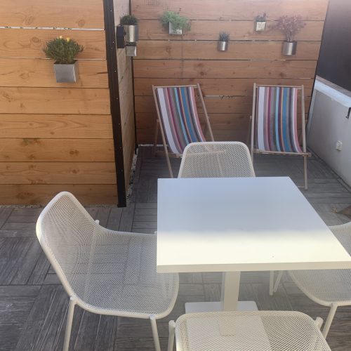 Terrasse et chiliennes